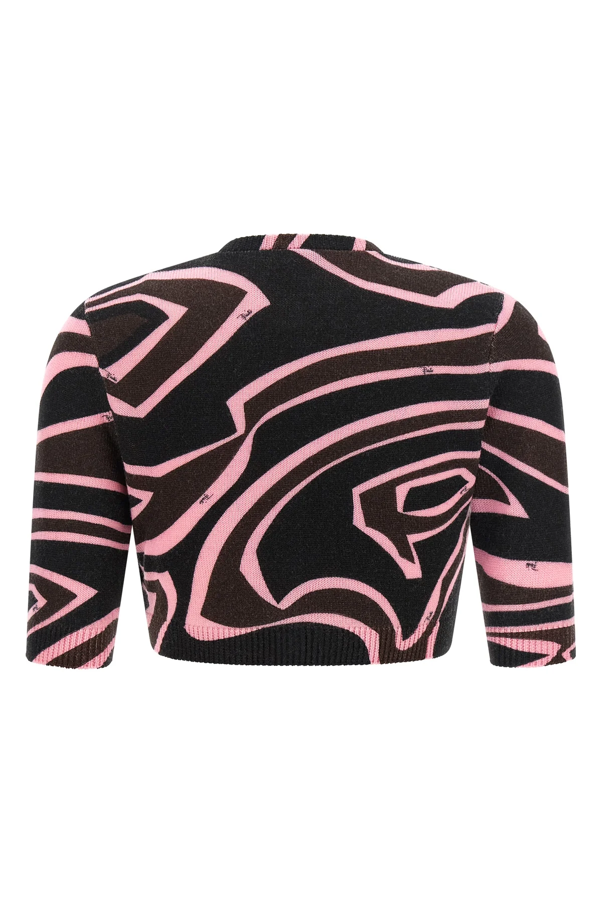 PUCCI L the pucci wool blend cropped cardigan defines a new concept of tailored knitwear