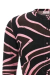 the pucci wool blend cropped cardigan defines a new concept of tailored knitwear