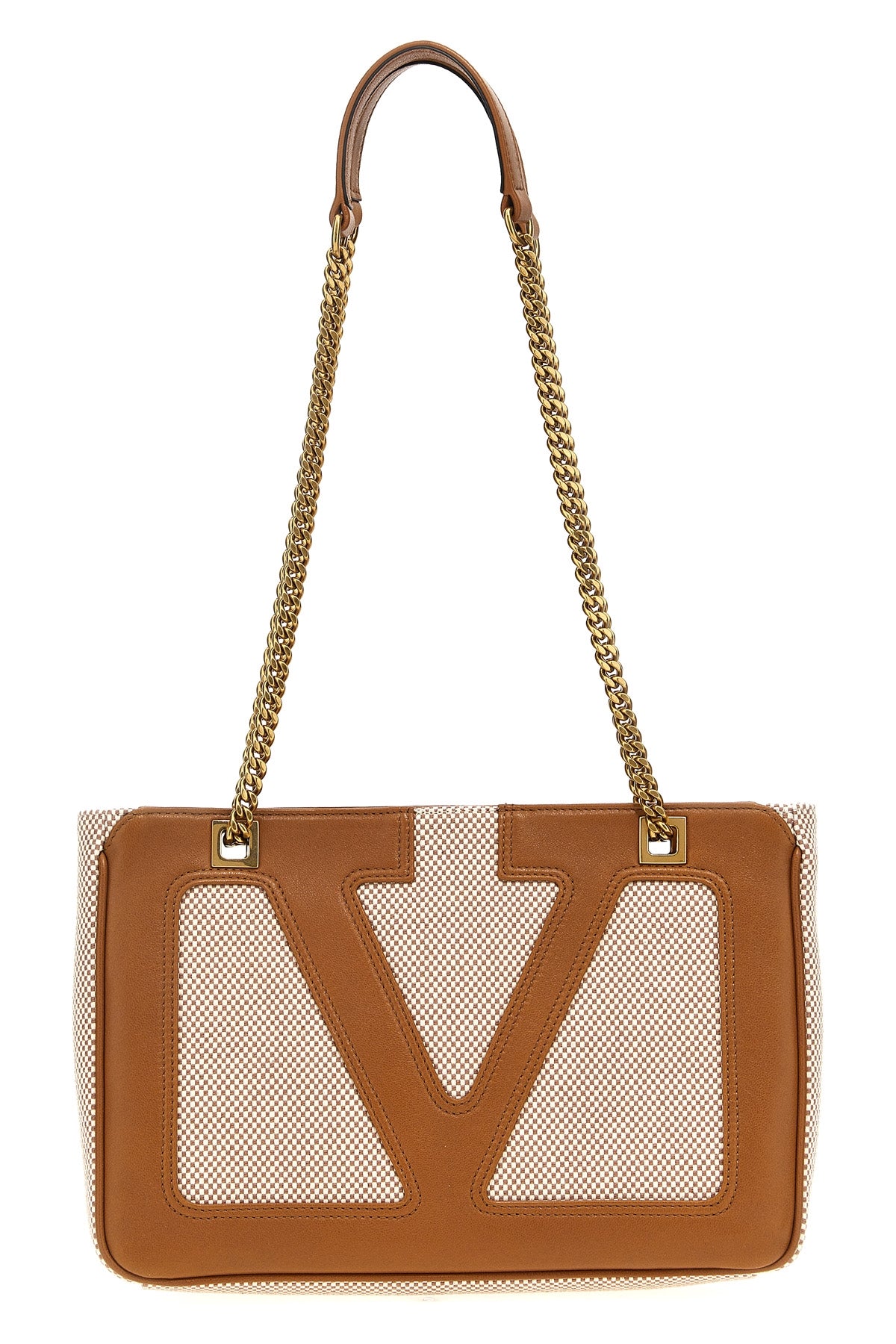 VALENTINO GARAVANI OS small in canvas viva superstar shopping bag