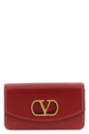 vain calf leather clutch