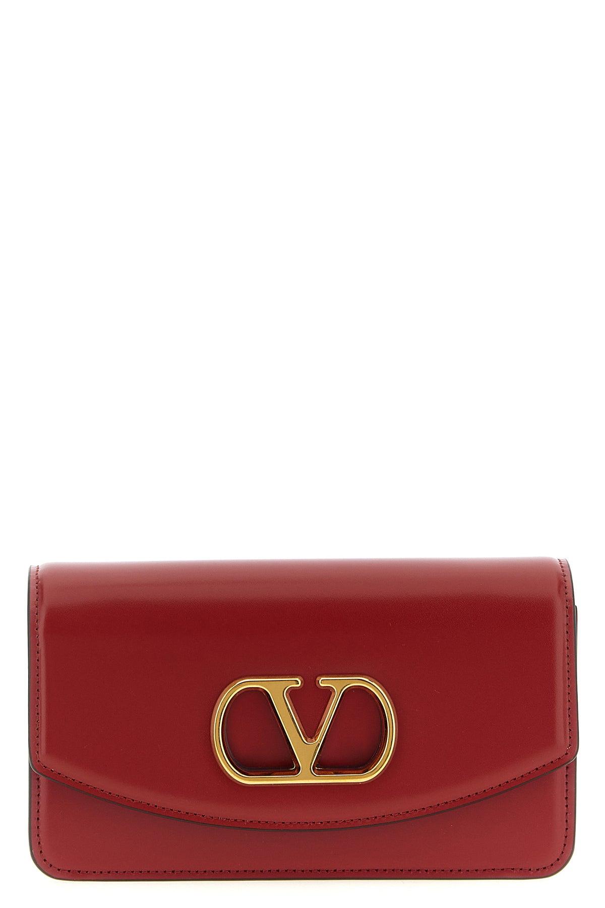 vain calf leather clutch