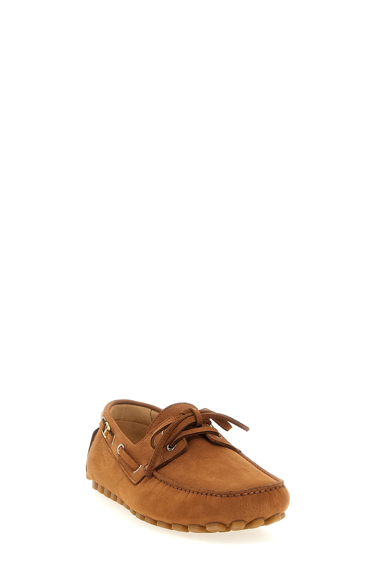 VALENTINO GARAVANI 42 driver fastaway buffalo leather loafers