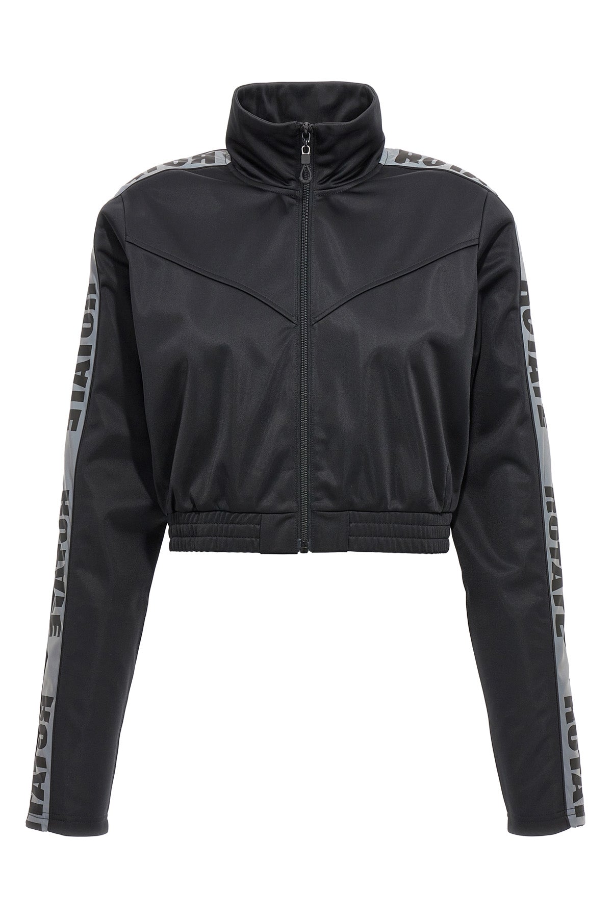 ROTATE BIRGER CHRISTENSEN XS sunday capsule cropped sweatshirt in technical fabric