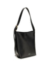 cannolo leather shoulder bag
