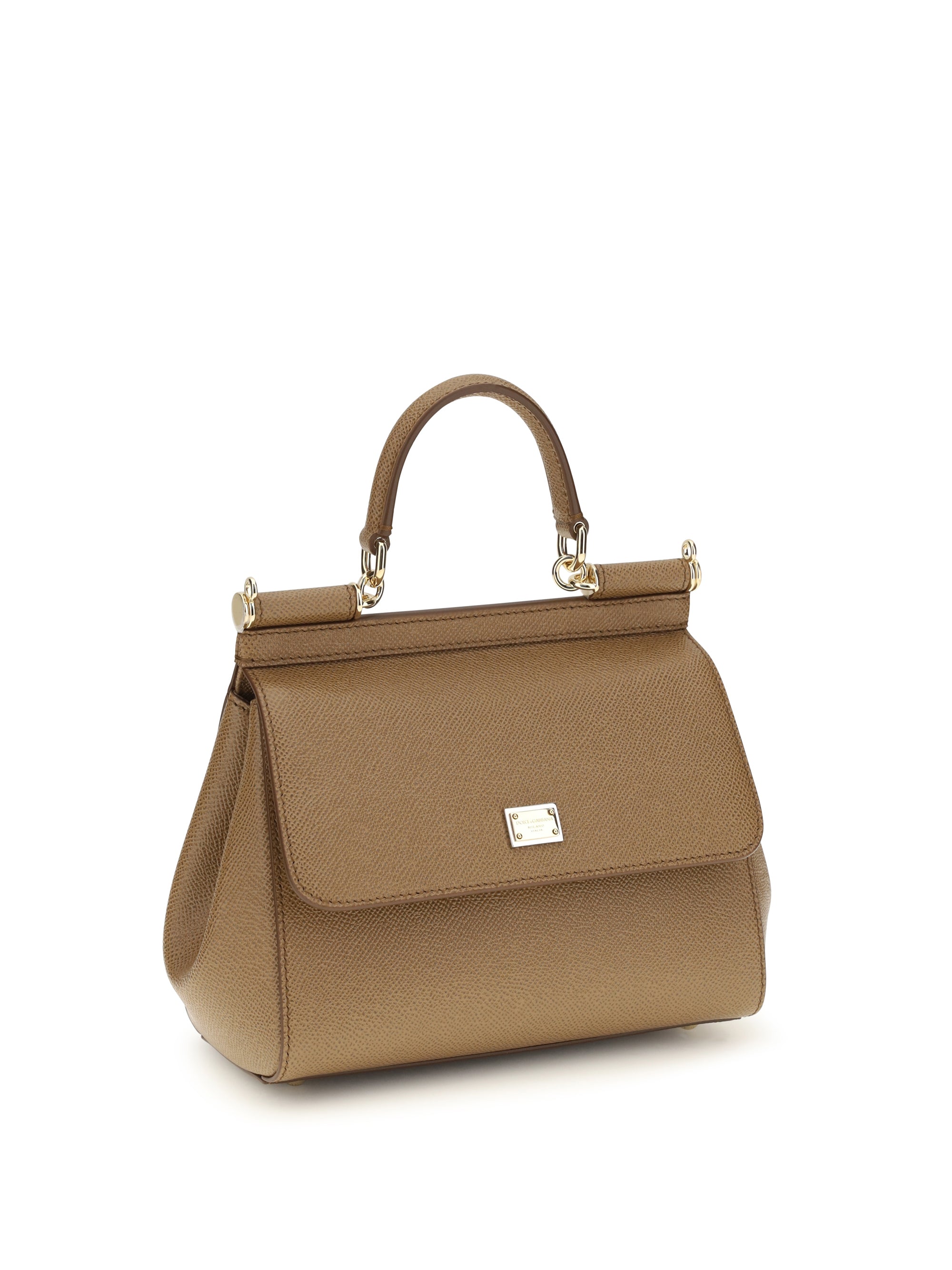 DOLCE amp; GABBANA OS leather handbag