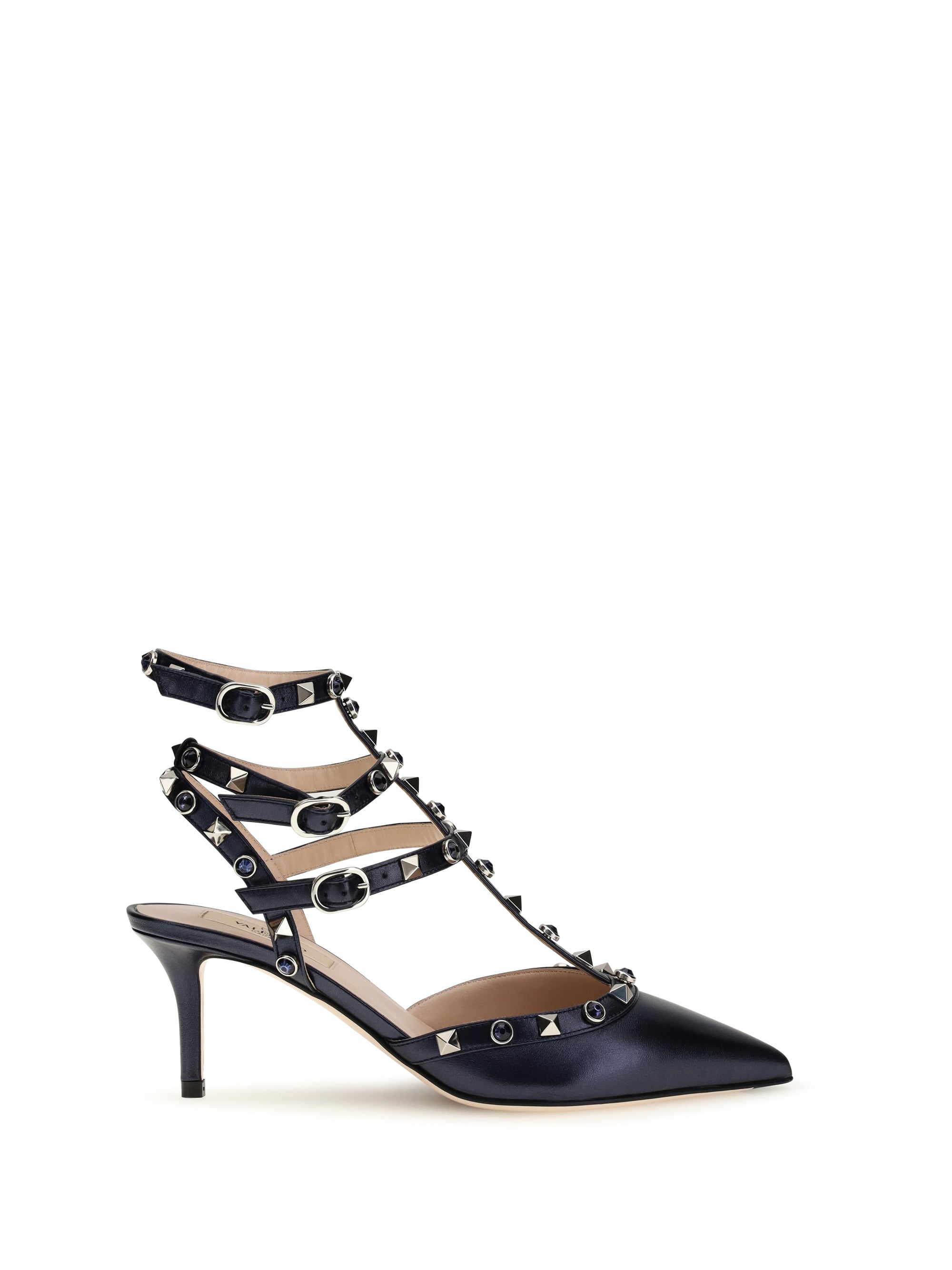 VALENTINO GARAVANI 39 rockstud pumps in laminated leather