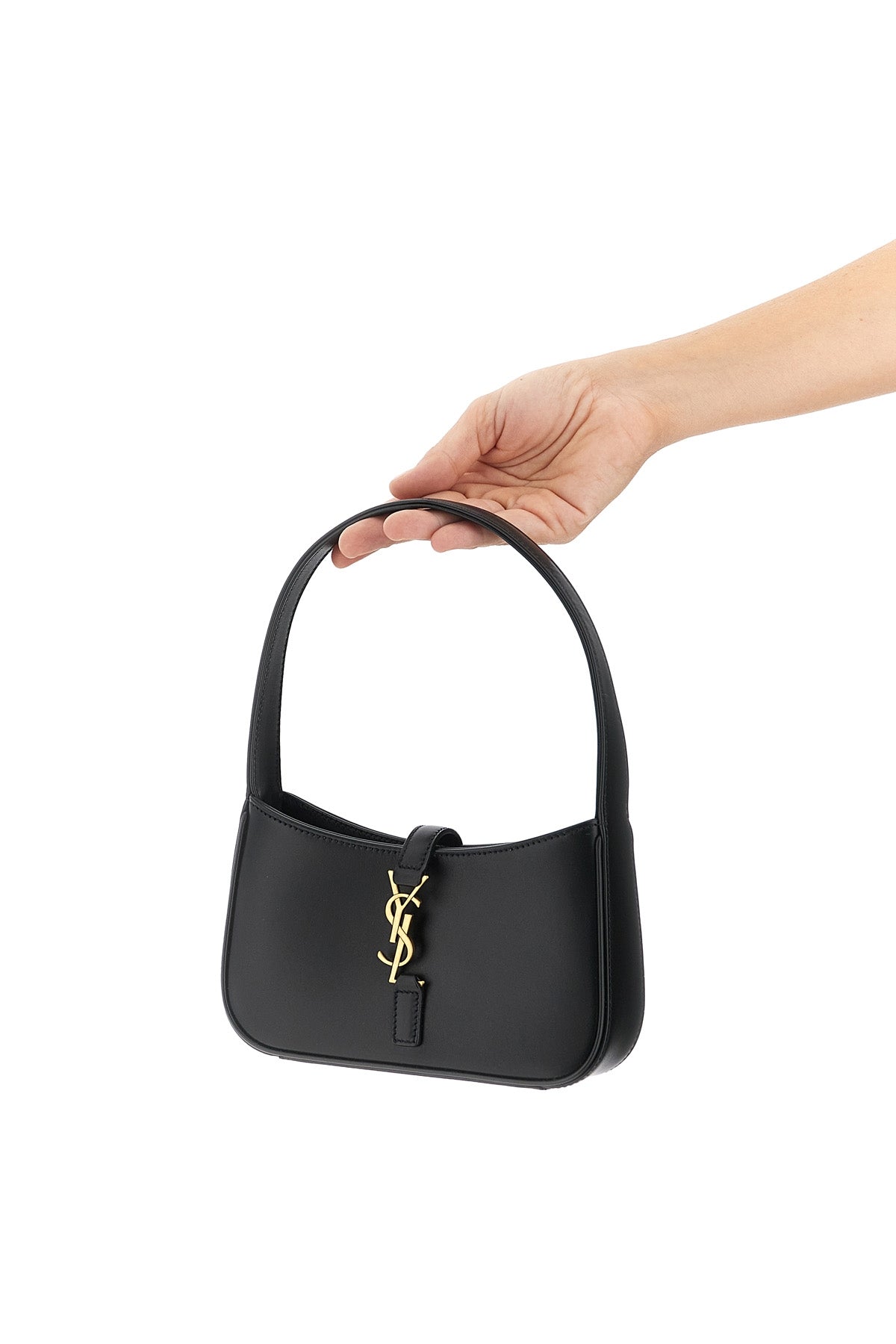 SAINT LAURENT OS hobo le 5 à 7 mini leather handbag