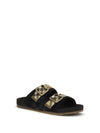 urchin suede check sandals