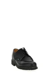 chamboard leather derby shoes