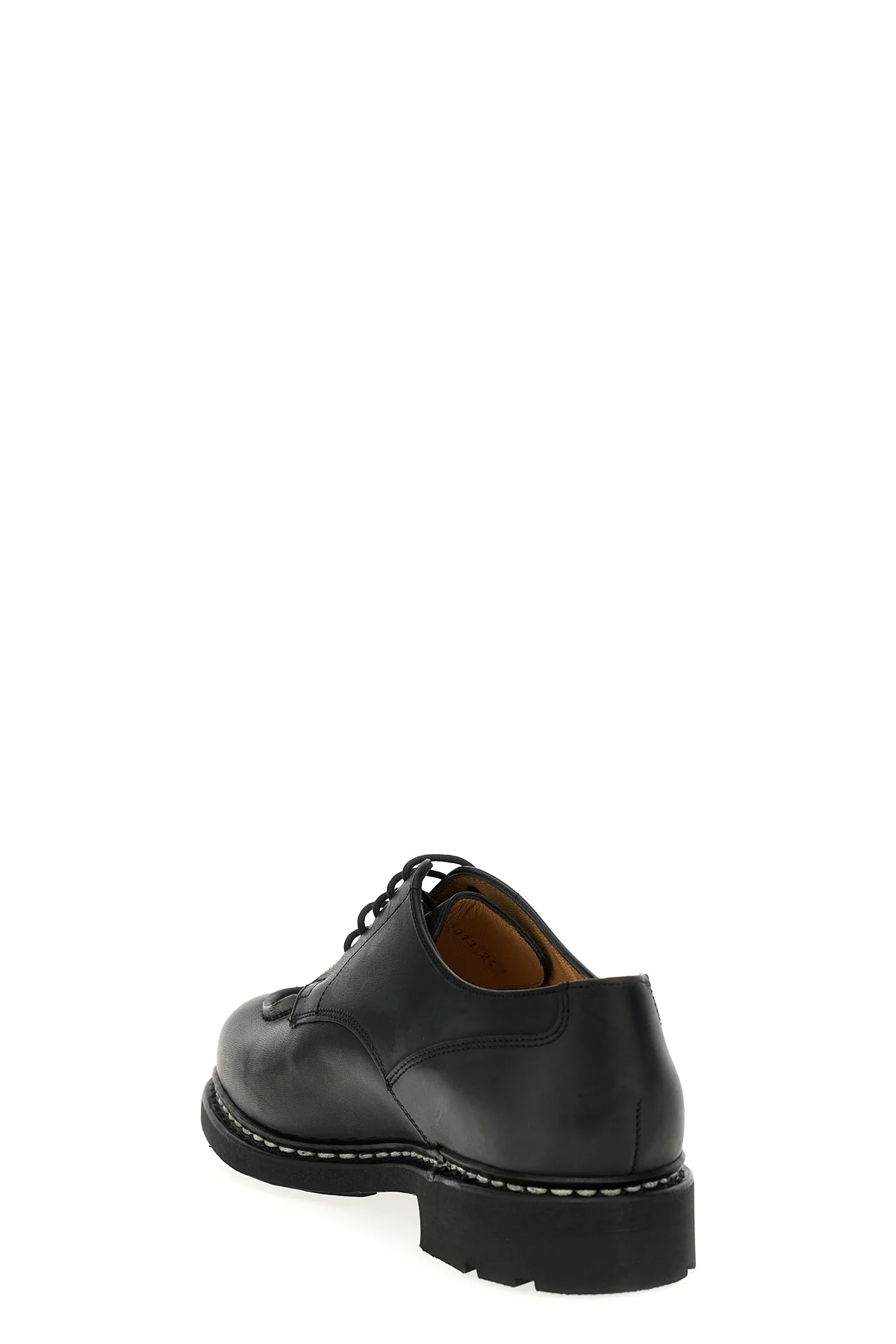 chamboard leather derby shoes