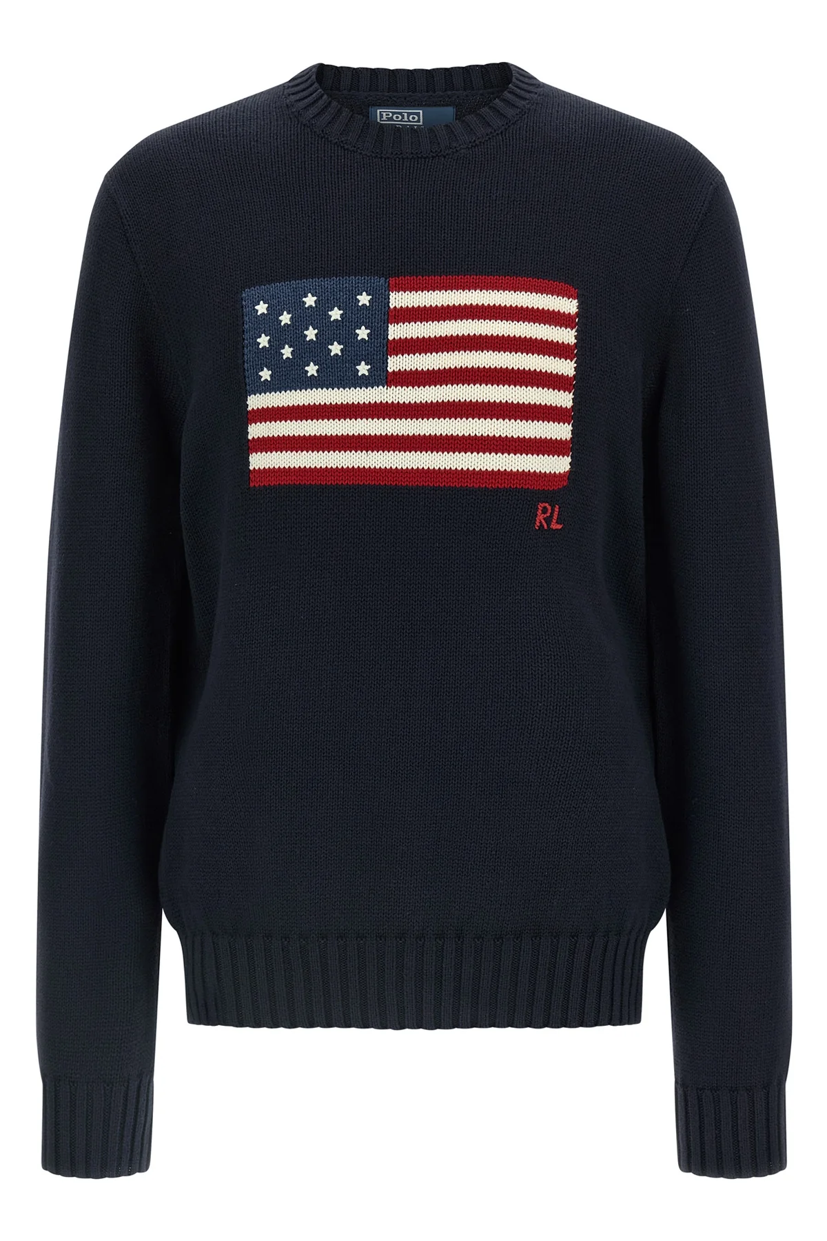 POLO RALPH LAUREN L cotton knit sweater