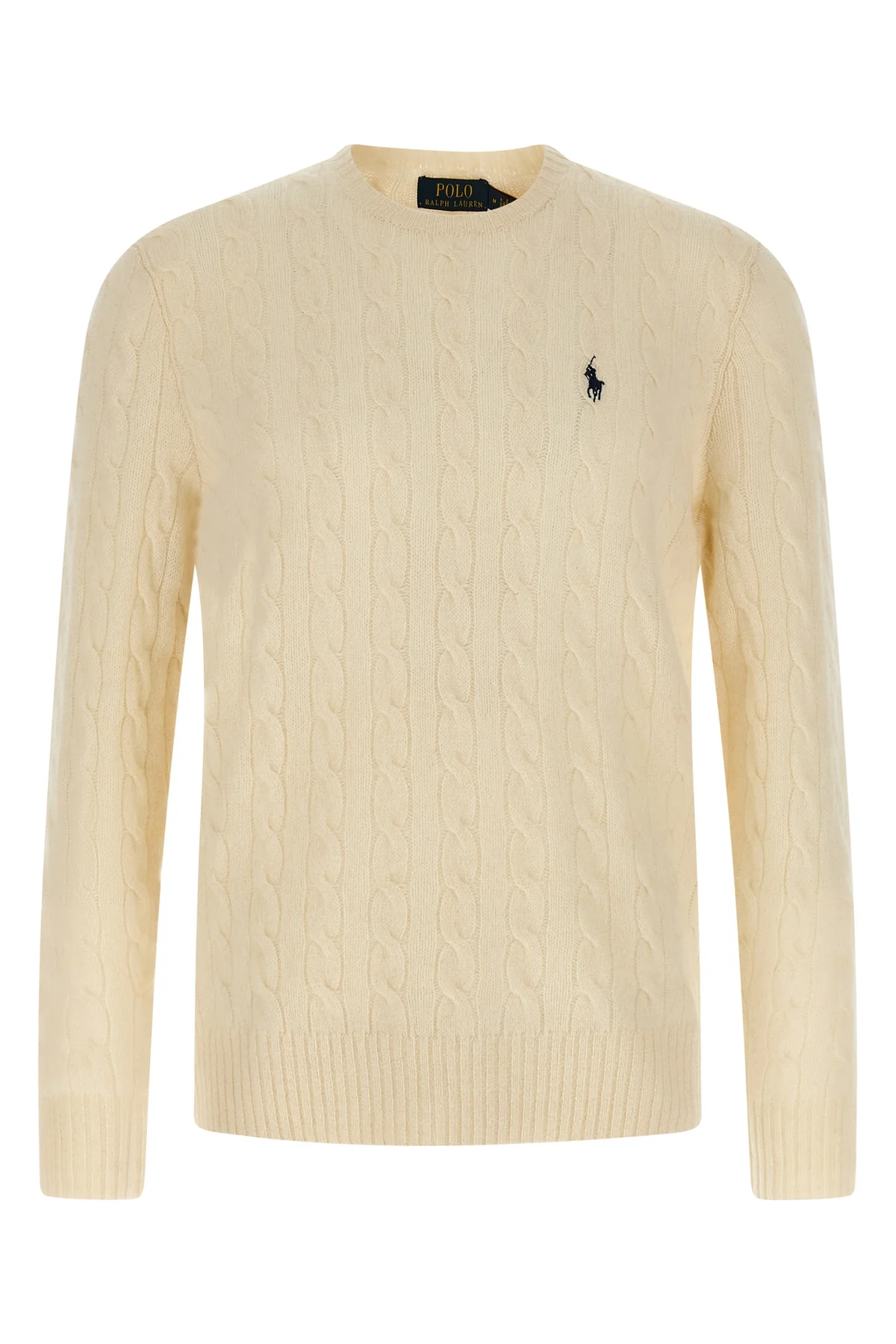 braided wool and cashmere blend sweater