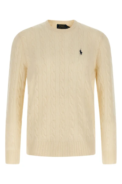 braided wool and cashmere blend sweater