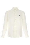 button-down style linen shirt