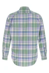 checkered oxford cotton shirt
