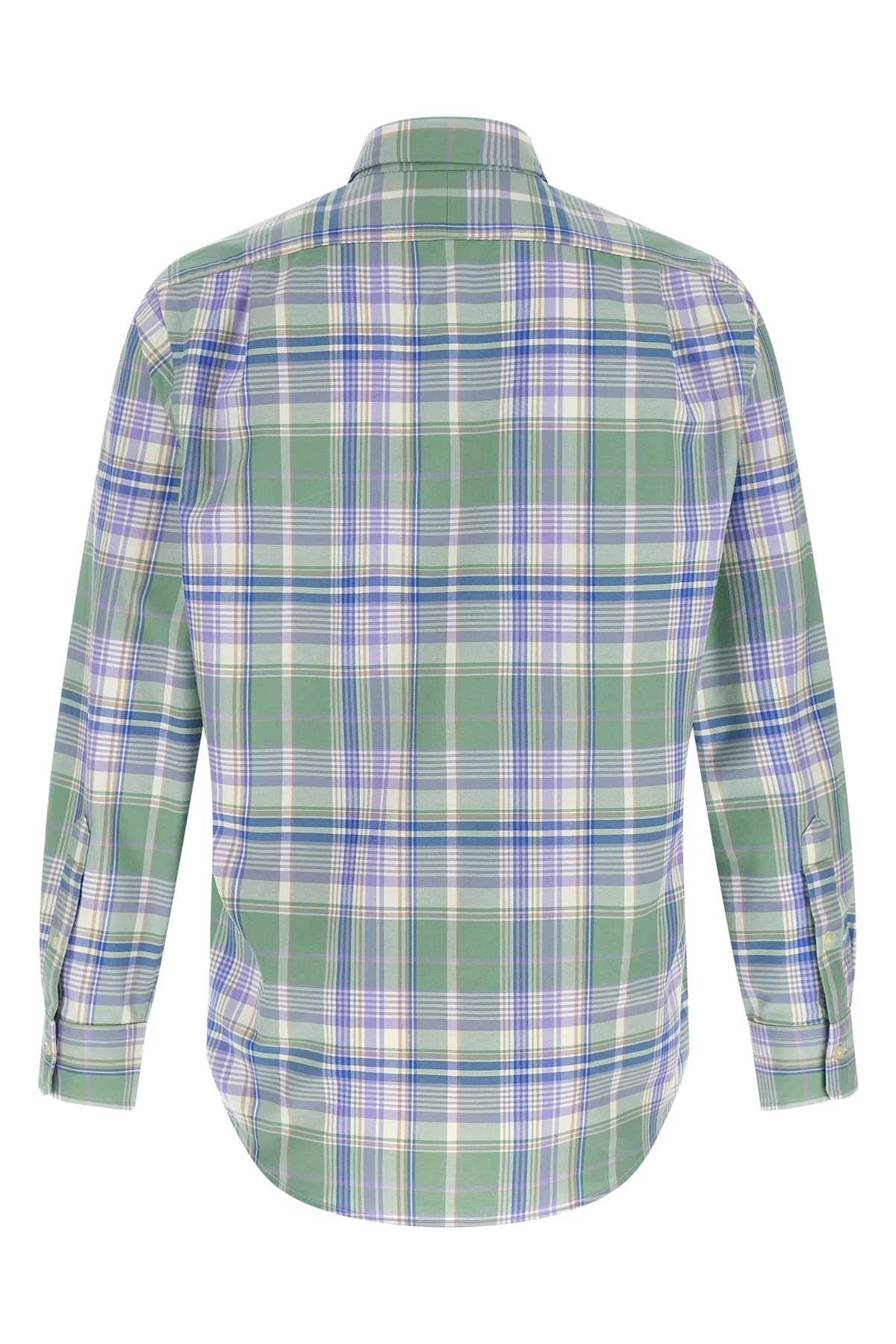 checkered oxford cotton shirt