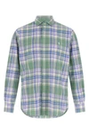 checkered oxford cotton shirt