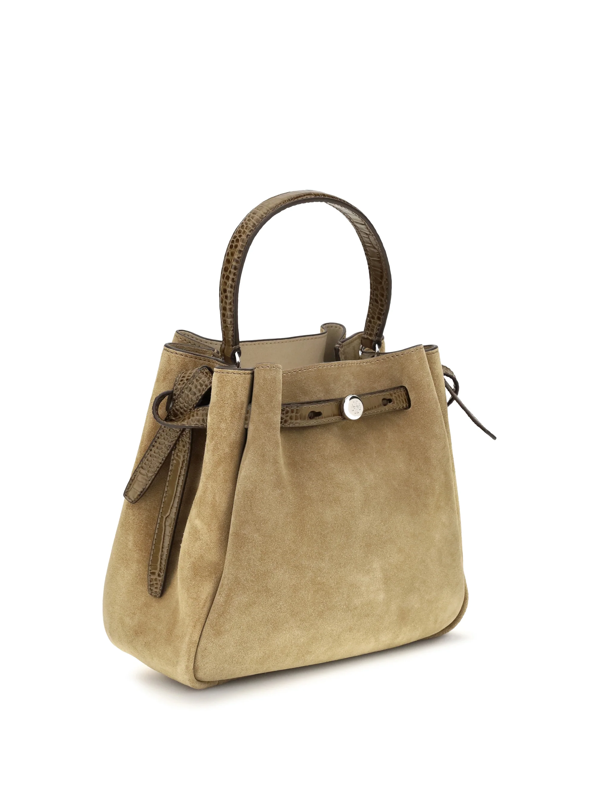 romy suede bucket bag