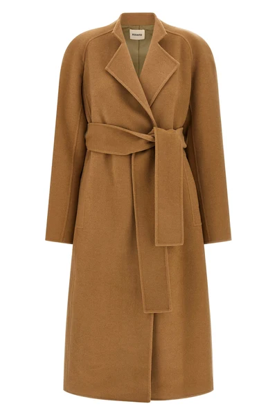 deena double-sided wool coat