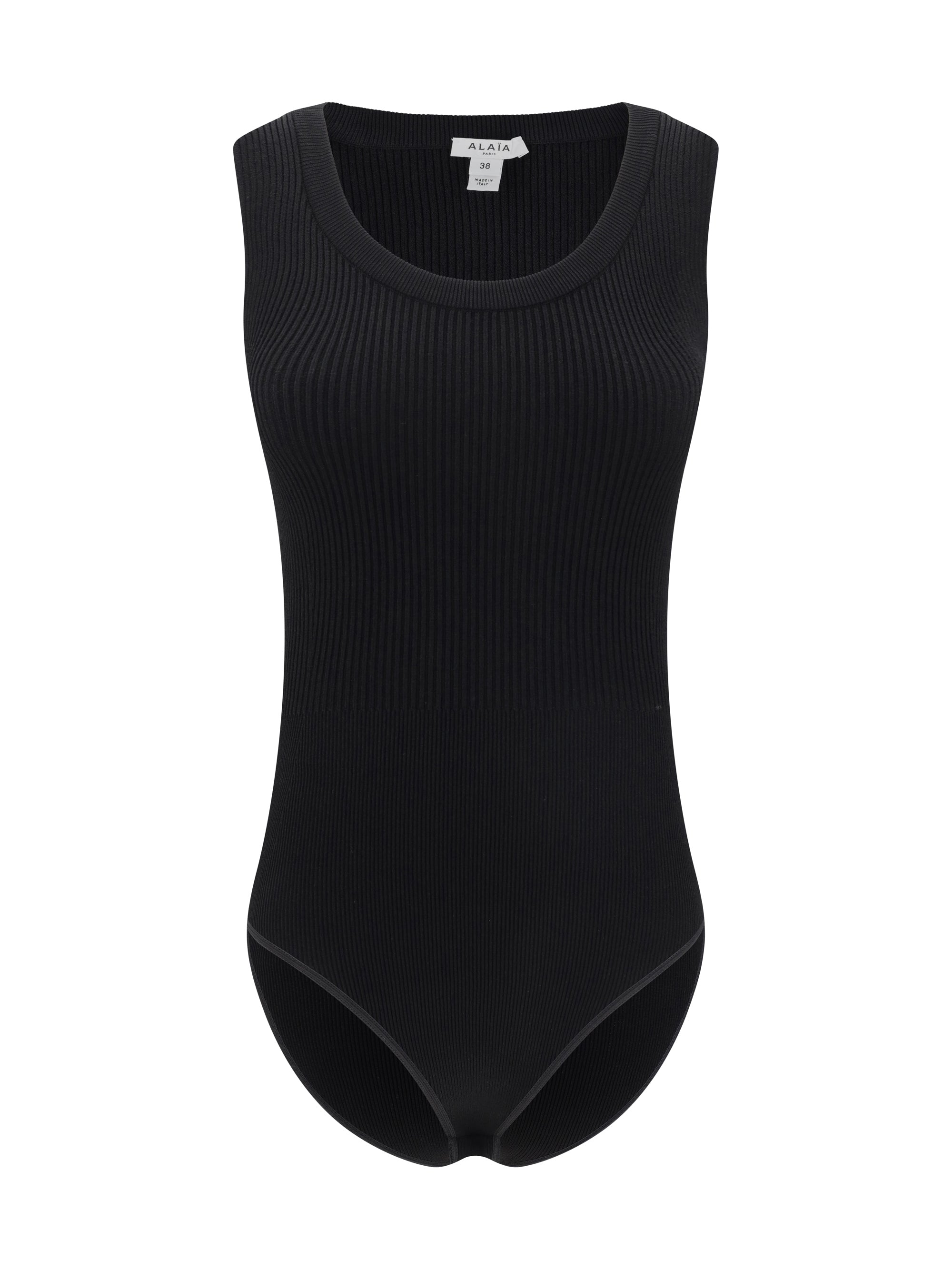 ribbed design bodysuit