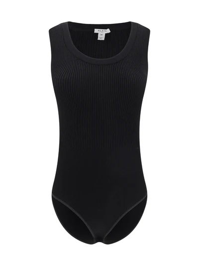 ribbed design bodysuit