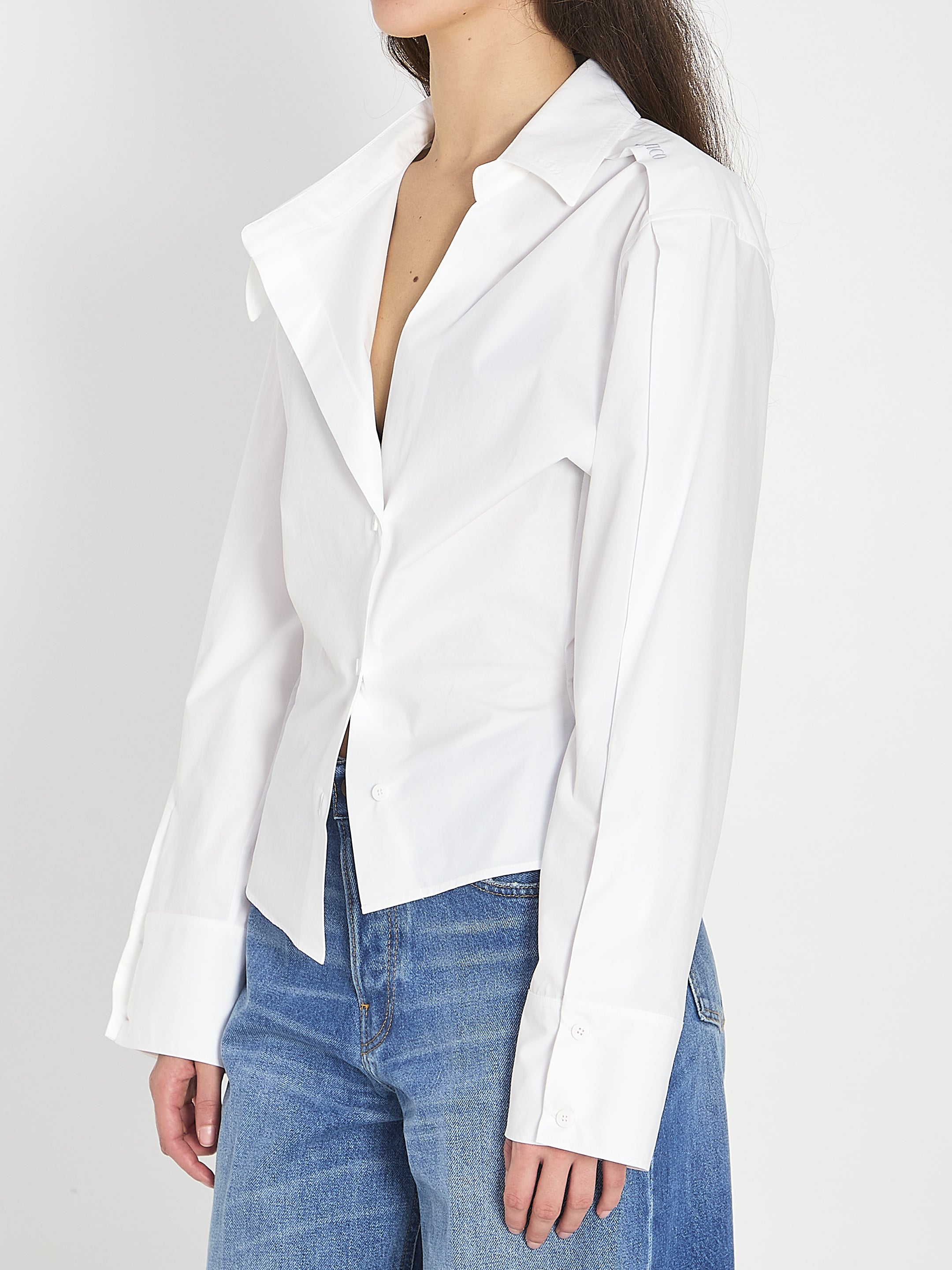 THE ATTICO 40 white shirt 