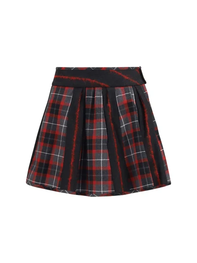 bell virgin wool mini skirt