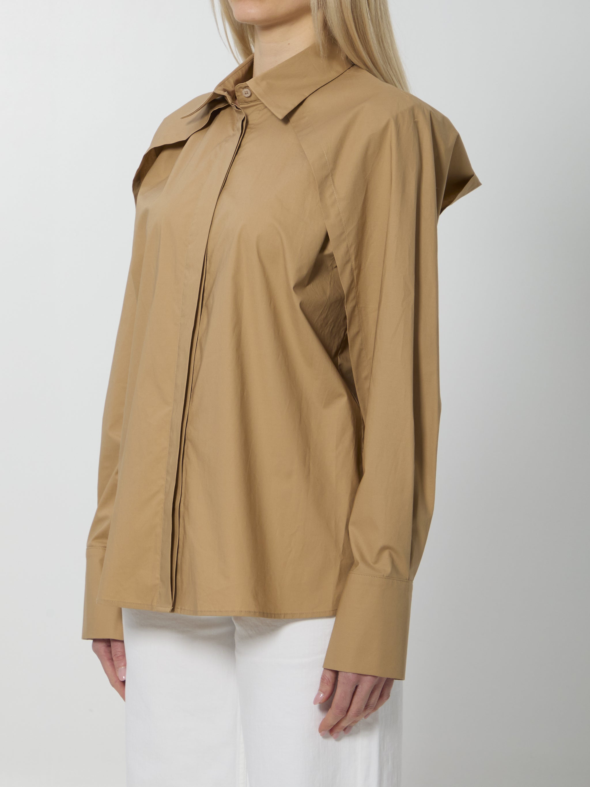 open sleeve shirt