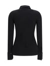 viscose shirt with high cuffs