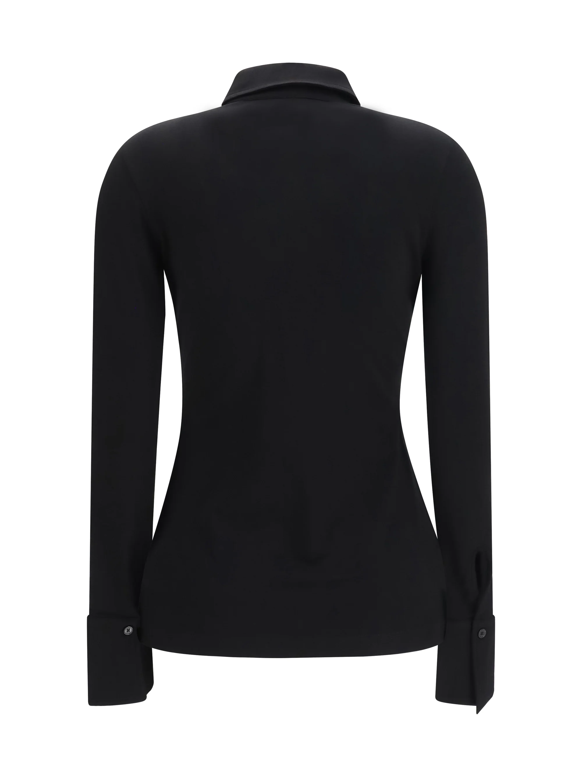 viscose shirt with high cuffs