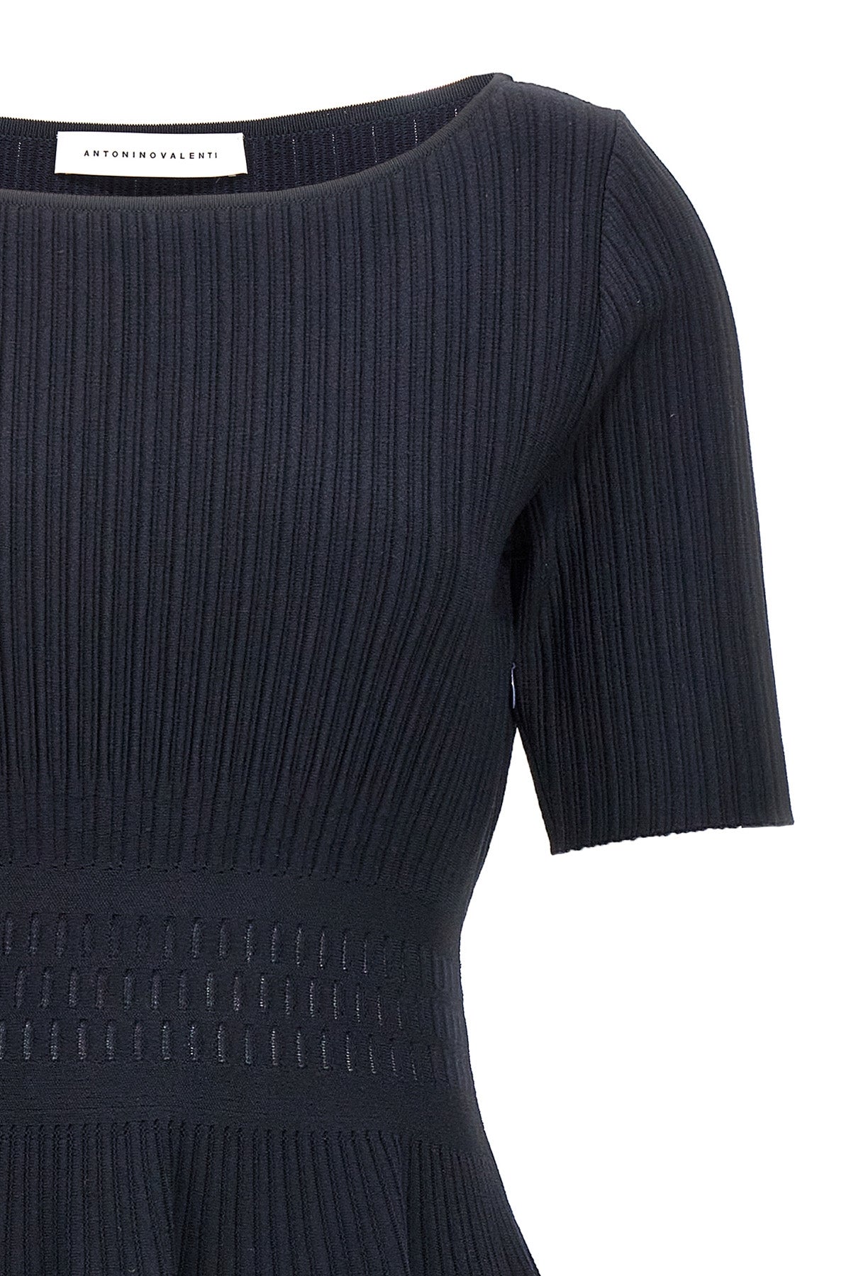 ANTONINO VALENTI 38 hela dress in stretch textured fabric