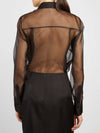 silk organza shirt