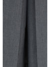 tailored pants with draped skirt panel