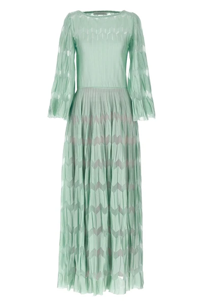 mariko mori long dress in viscose blend