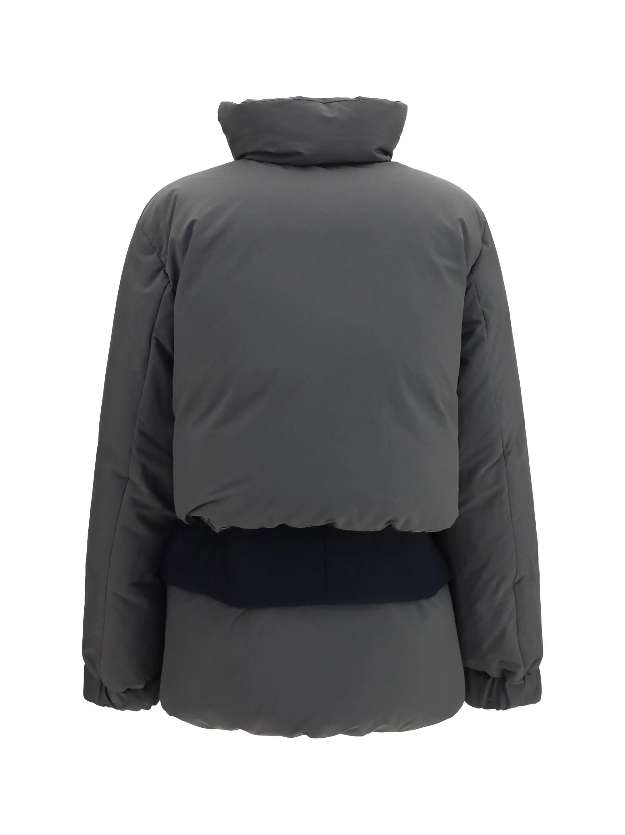 double padded jacket with zip closure
