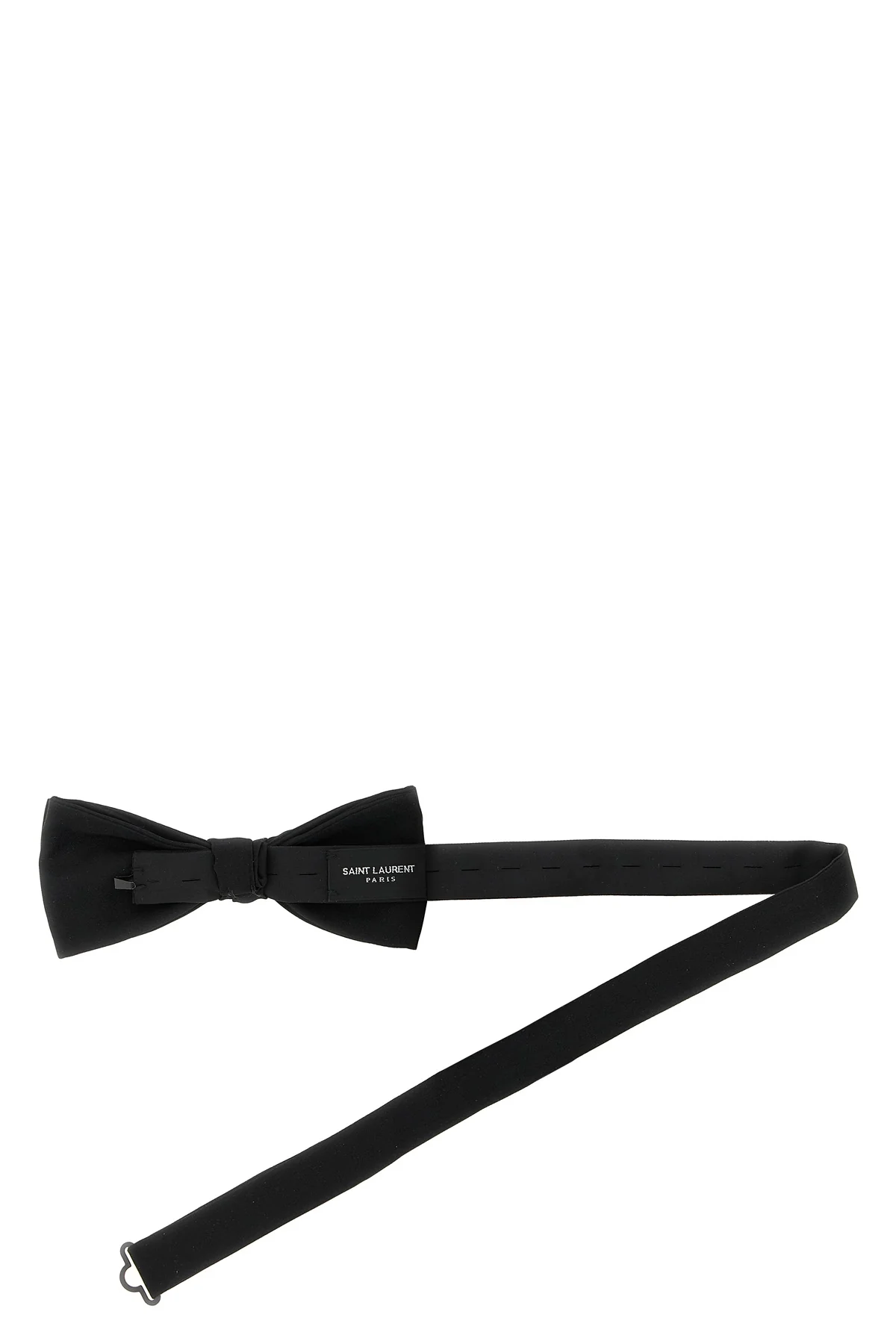 SAINT LAURENT OS yves silk satin bow tie