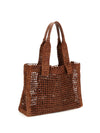 east-west summer banana raffia tote bag