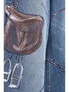 palazzo long painted jeans in regular fit