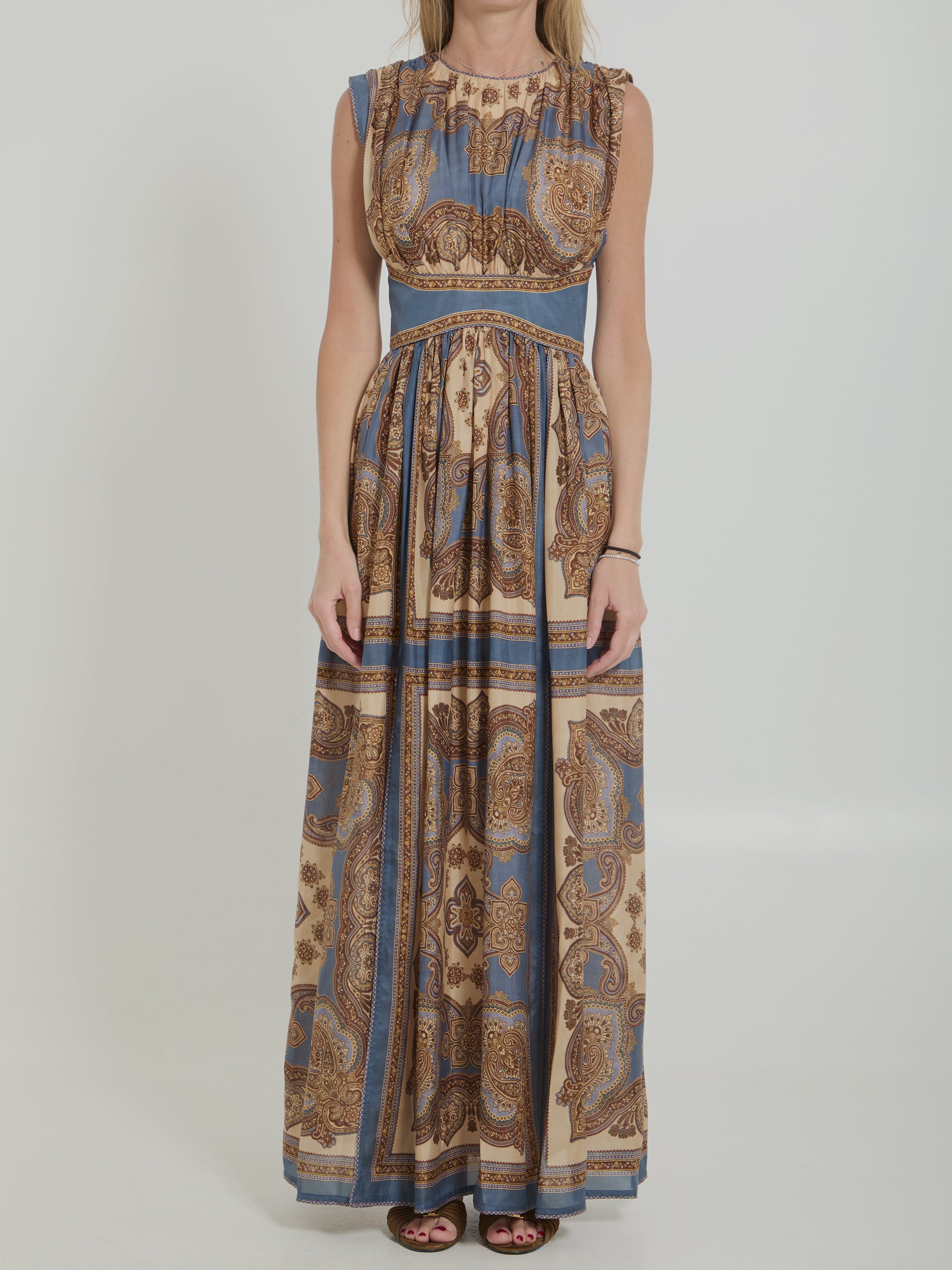 ZIMMERMANN 0 mahon waisted maxi dress