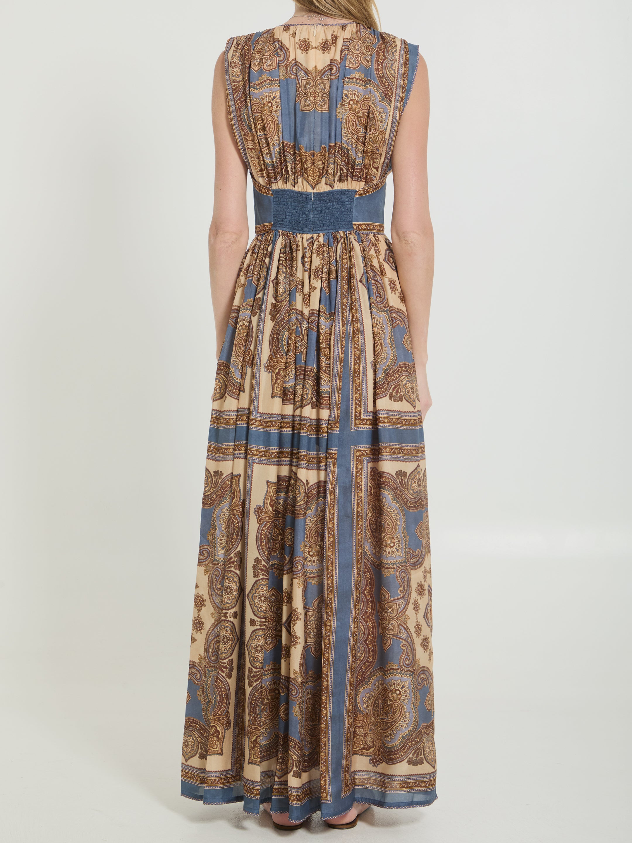 ZIMMERMANN 0 mahon waisted maxi dress