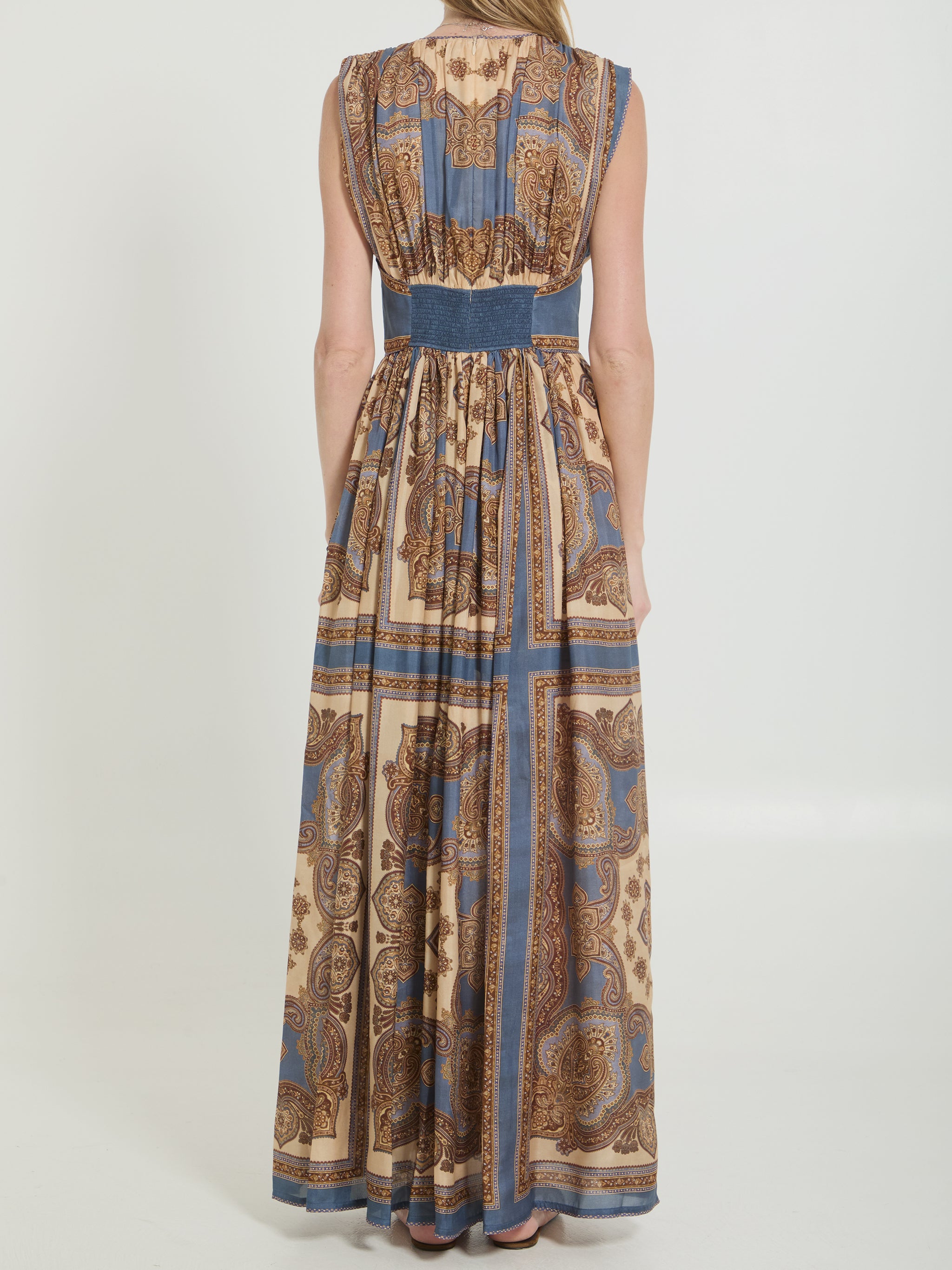 mahon waisted maxi dress