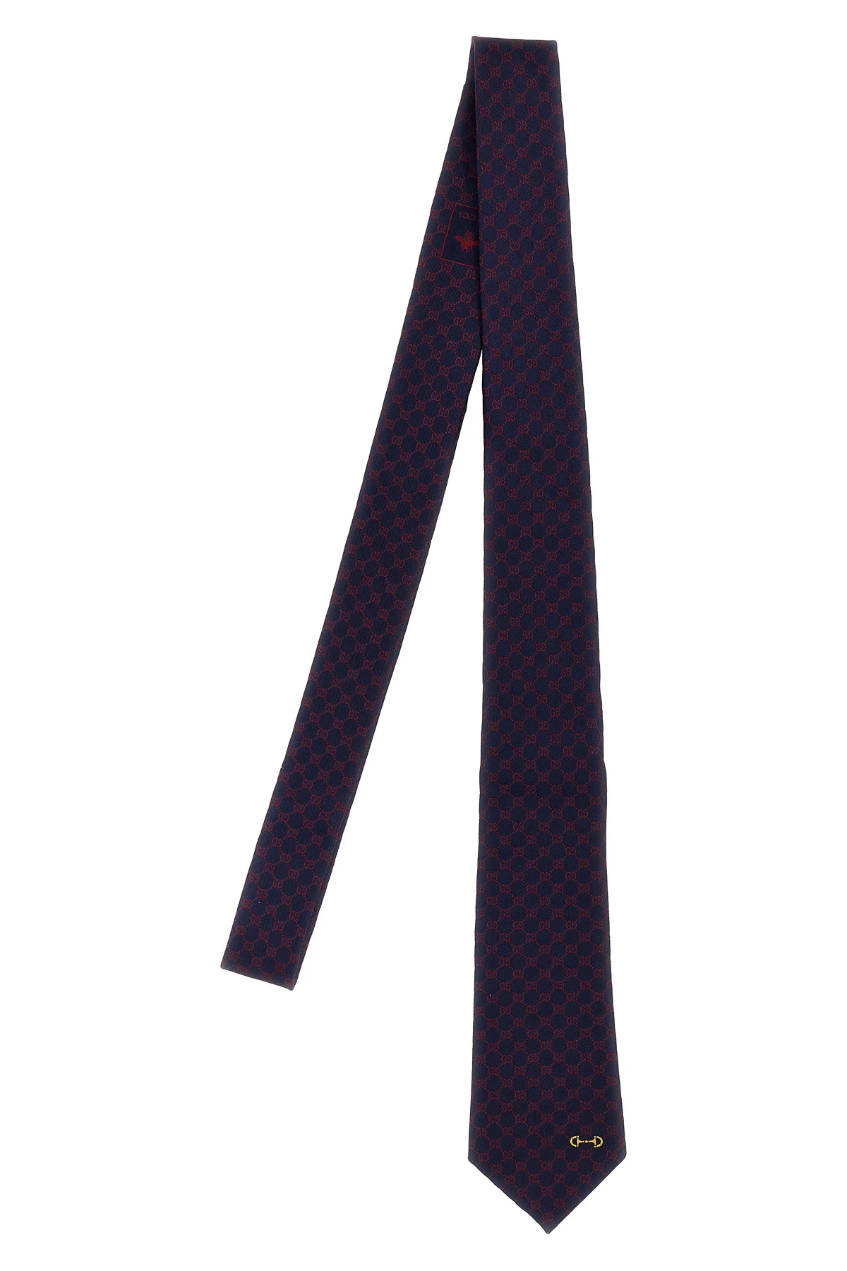 GUCCI OS mono morset silk tie