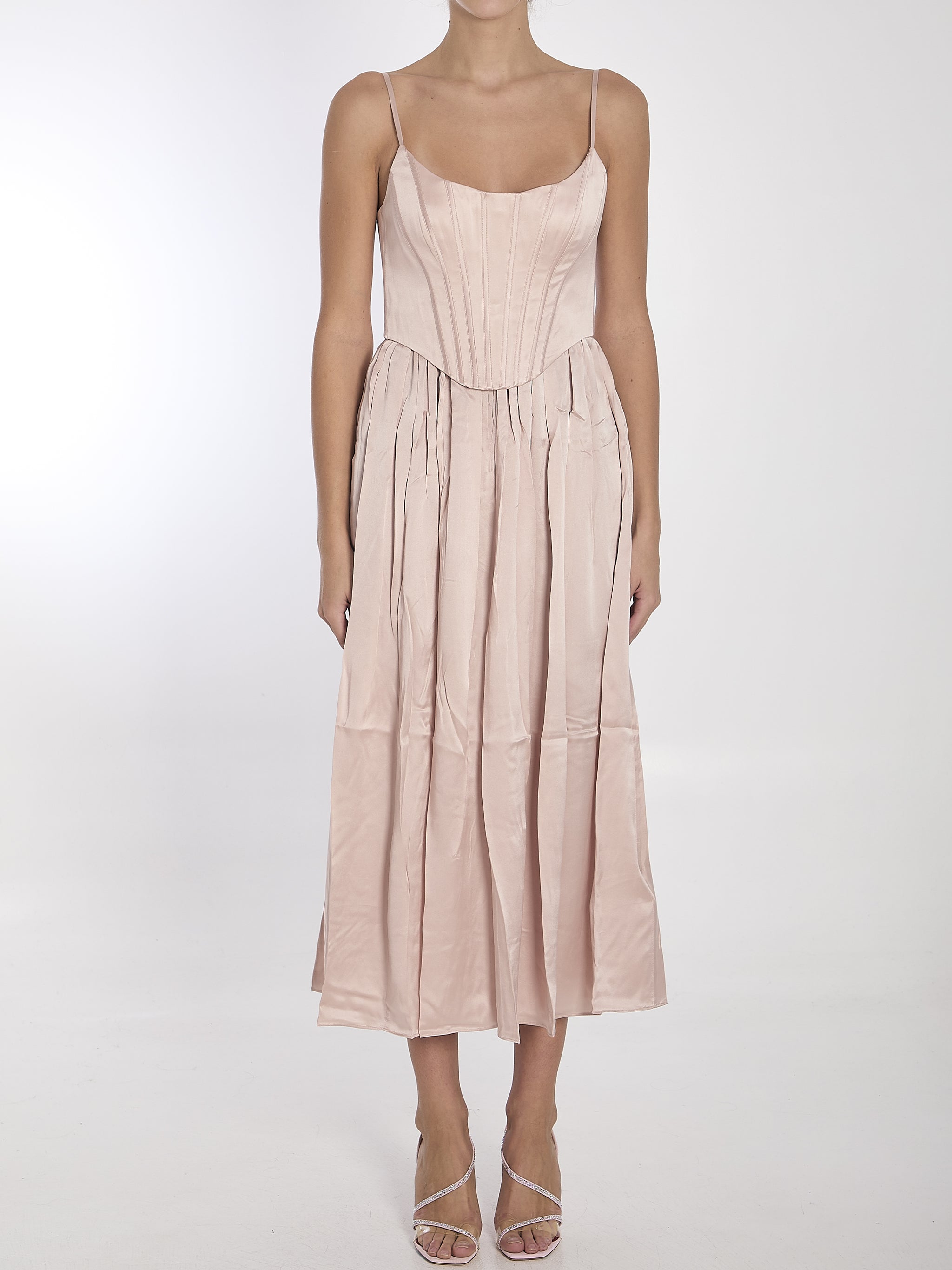 corset midi dress