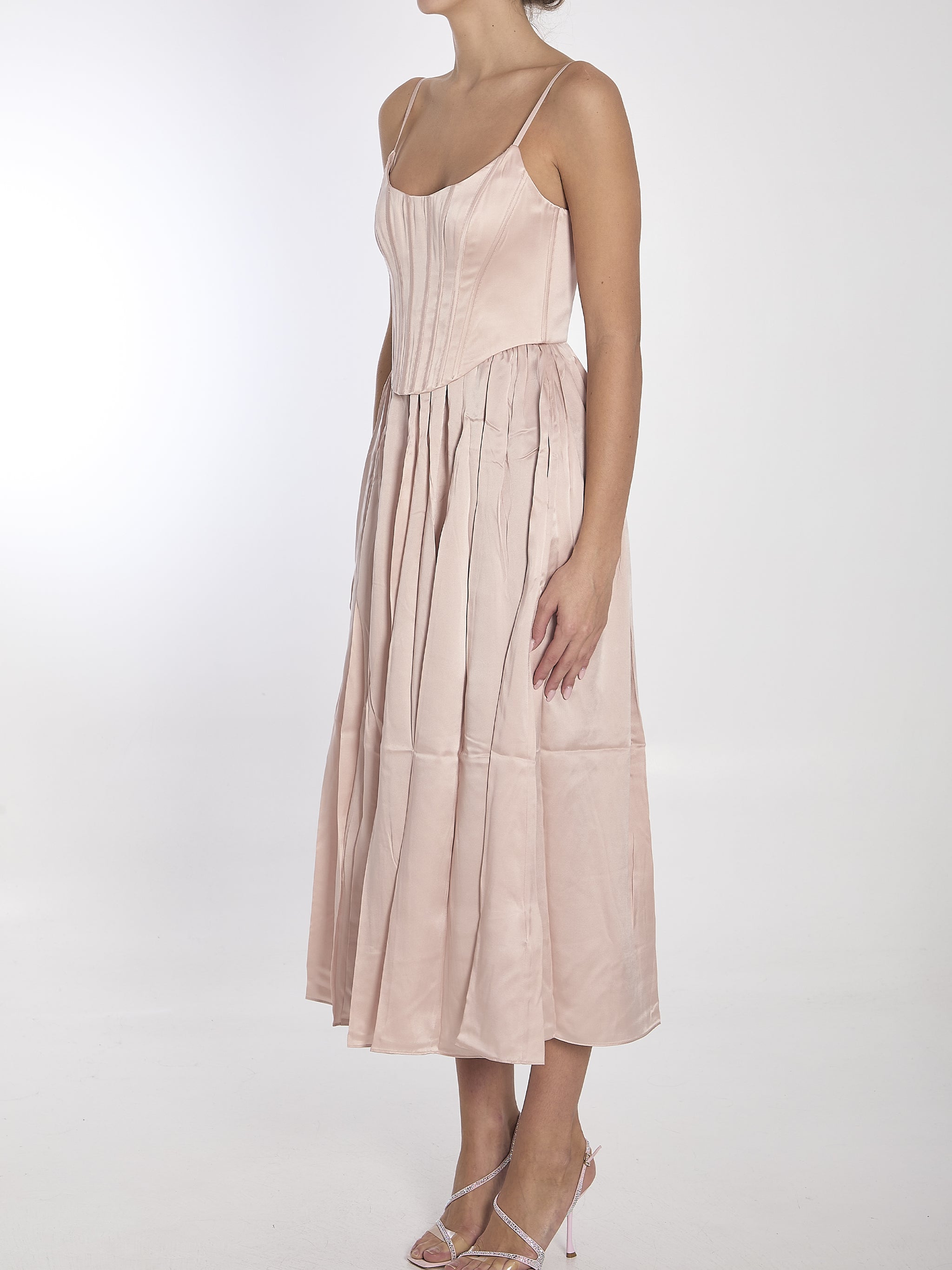 corset midi dress