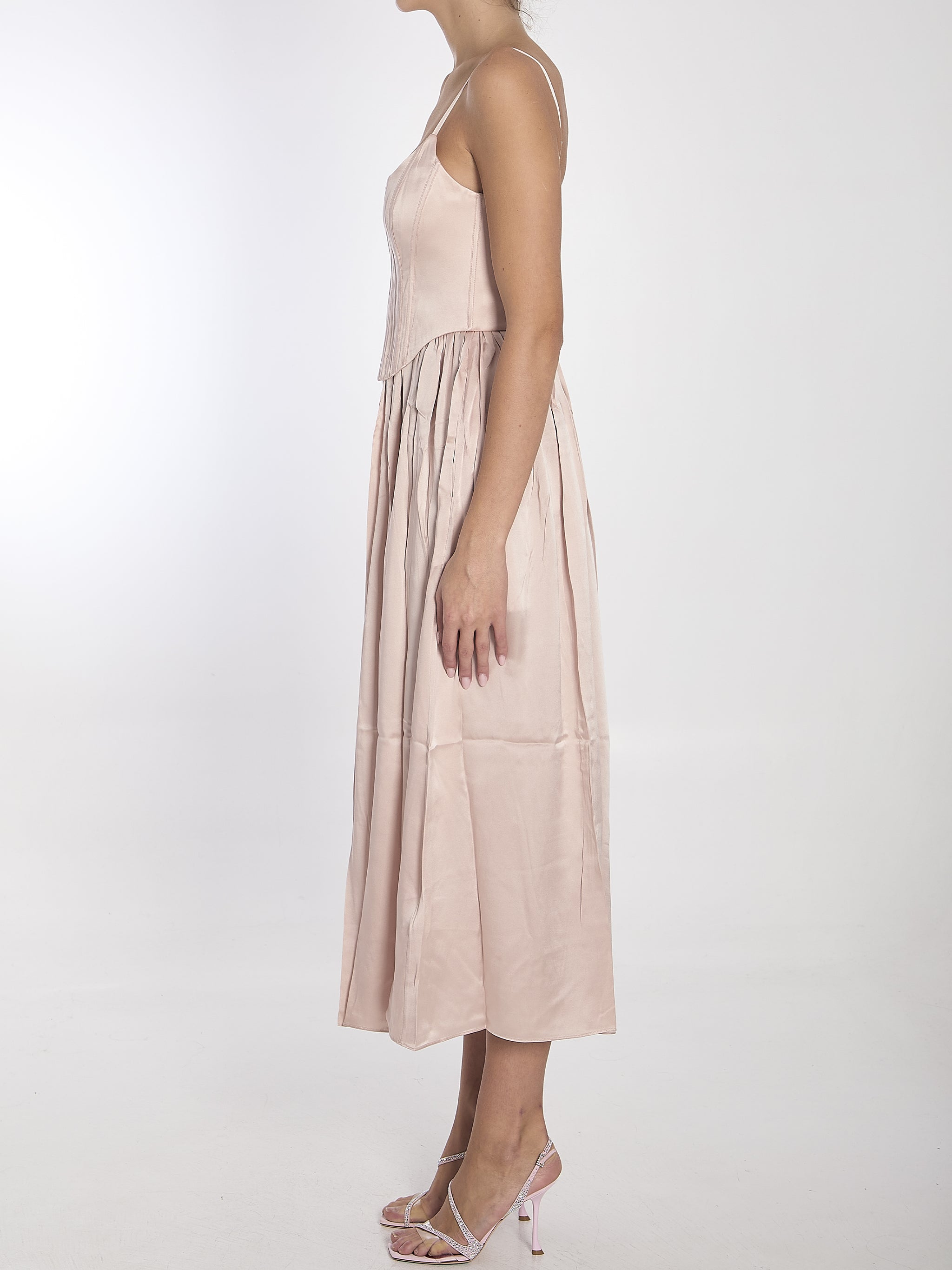 corset midi dress