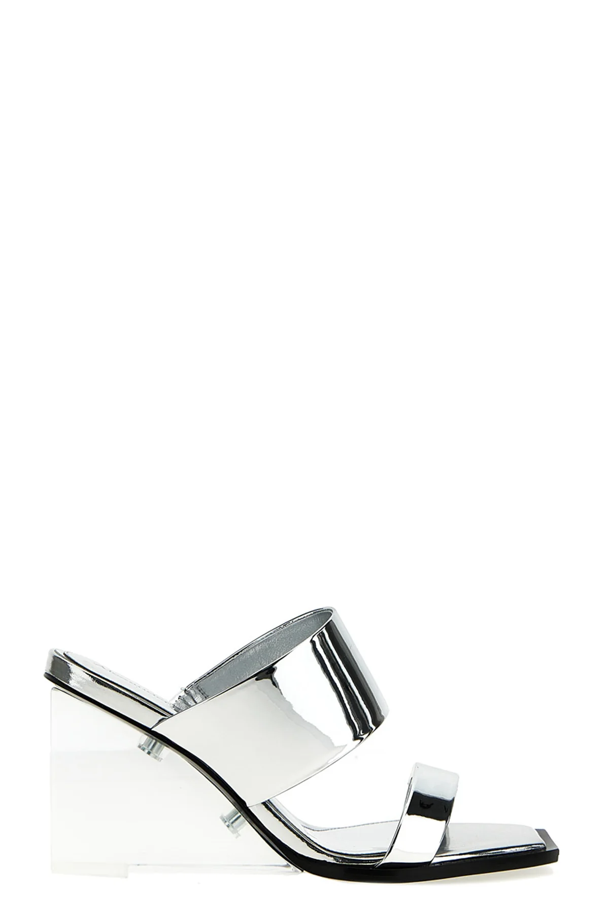 ALEXANDER MCQUEEN 36 mirror mirror-effect leather sandals