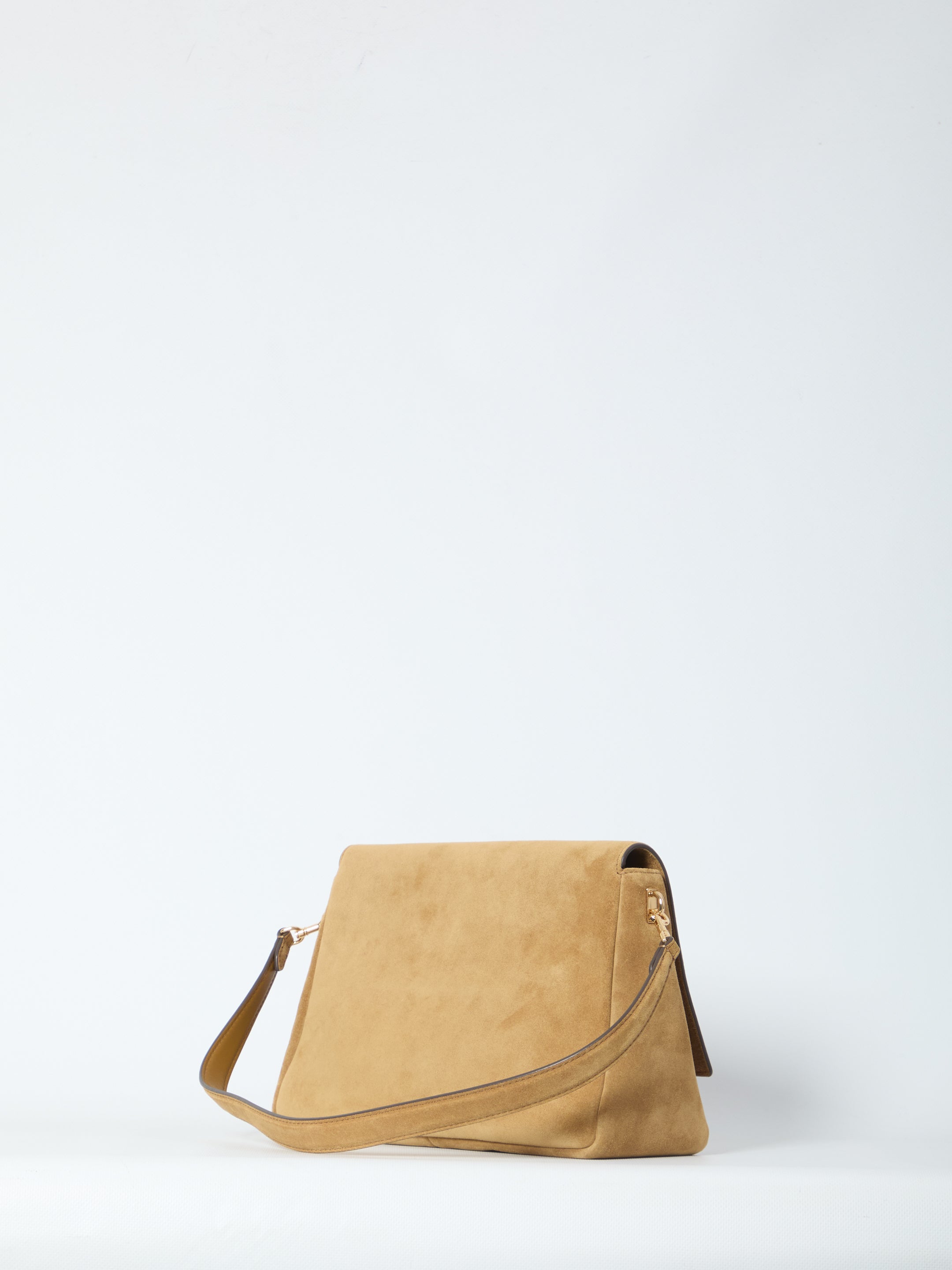 TORY BURCH OS charlie suede bag 
