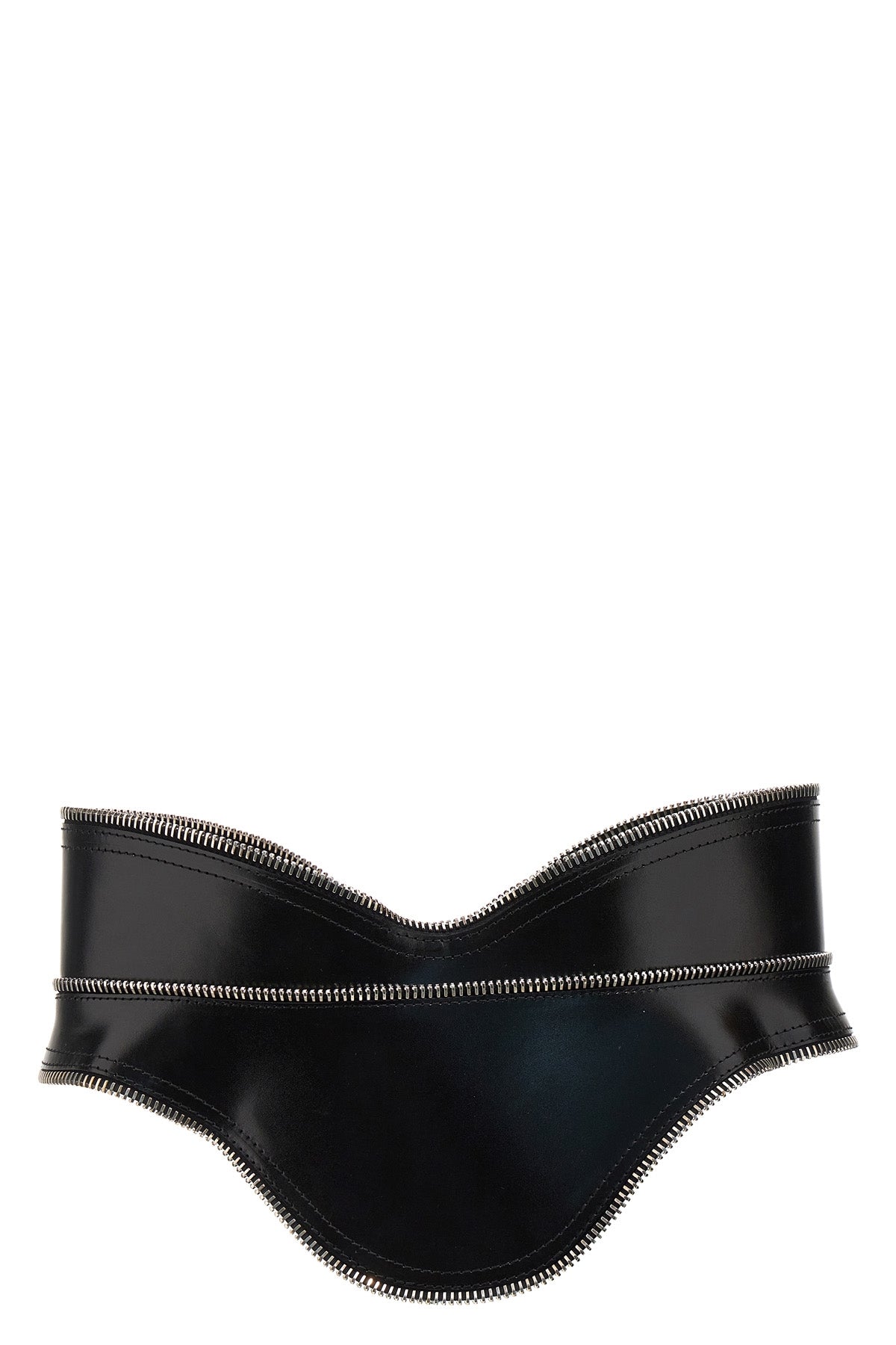 ALEXANDER MCQUEEN 42 cintura corsetto in pelle