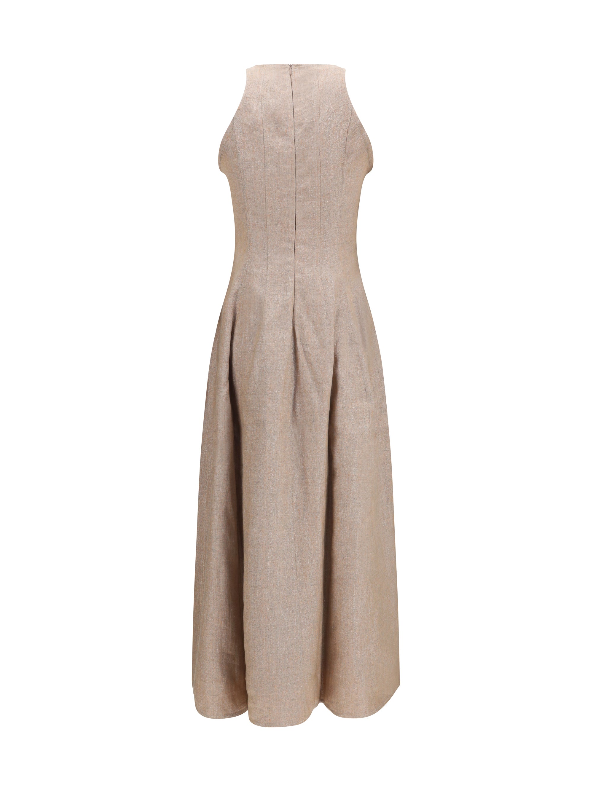 BRUNELLO CUCINELLI L sparkling linen twill dress
