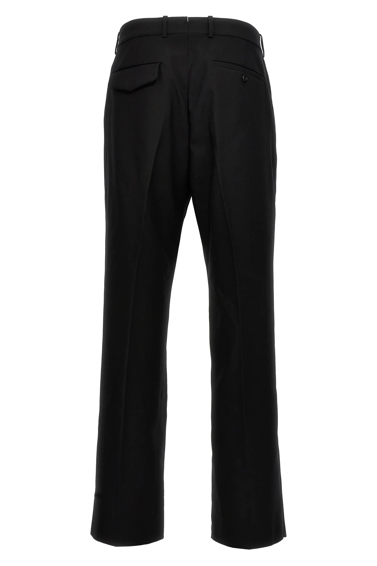 wool gabardine trousers